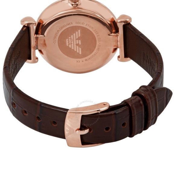 Emporio Armani Quartz Pink Mother of Pearl Dial watch - Picture 3 of 11